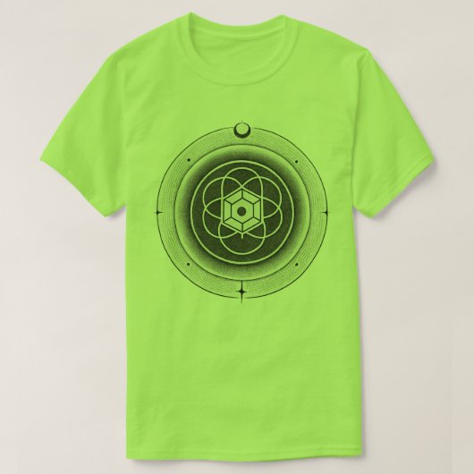  Ronde Kunstwerk Mannen T-shirt (Design voorkant)