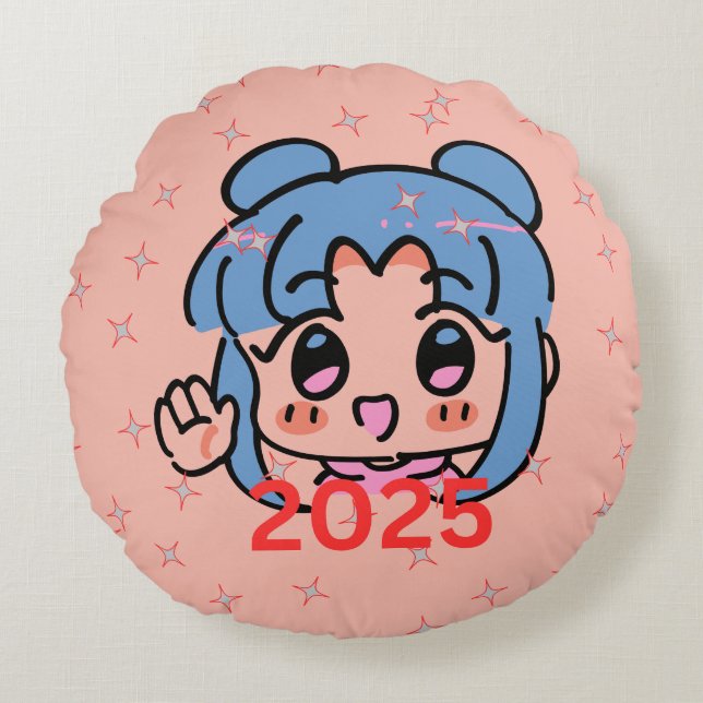 Ronde kussen 2025 (Voorkant)