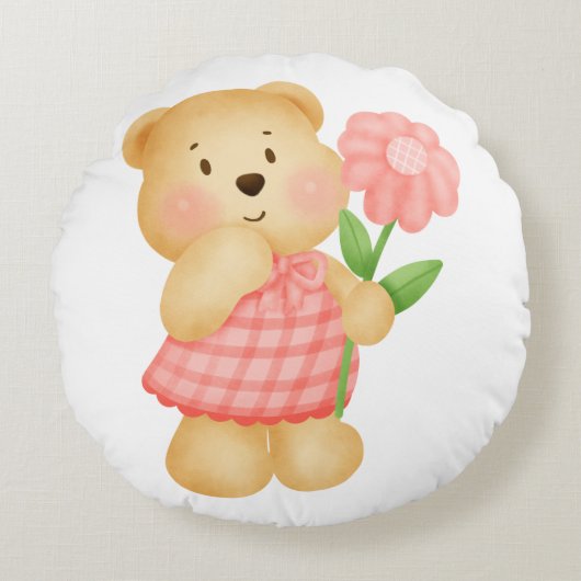 Ronde kussen baby (Voorkant)