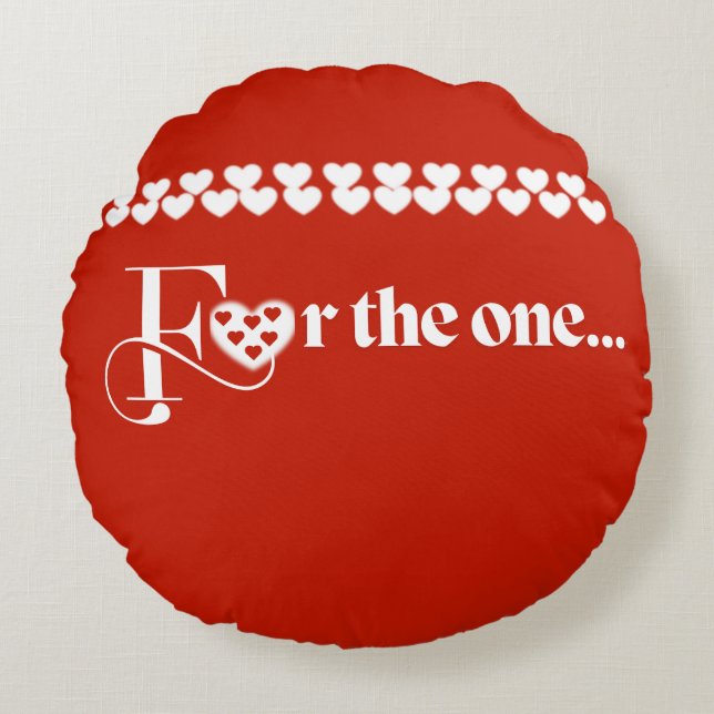 Ronde Kussen Dubbel Ontwerp (Voorkant)