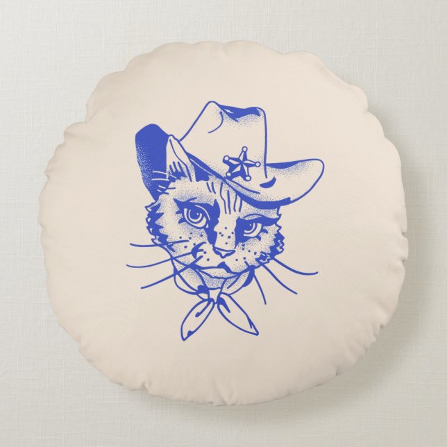 Ronde Kussen Kitty (Voorkant)