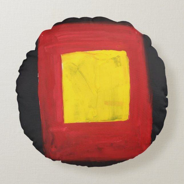 Ronde Kussen Liefde ontwerp. (Voorkant)