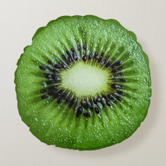 ronde kussen van kiwi's (Voorkant)