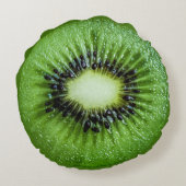 ronde kussen van kiwi's (Achterkant)