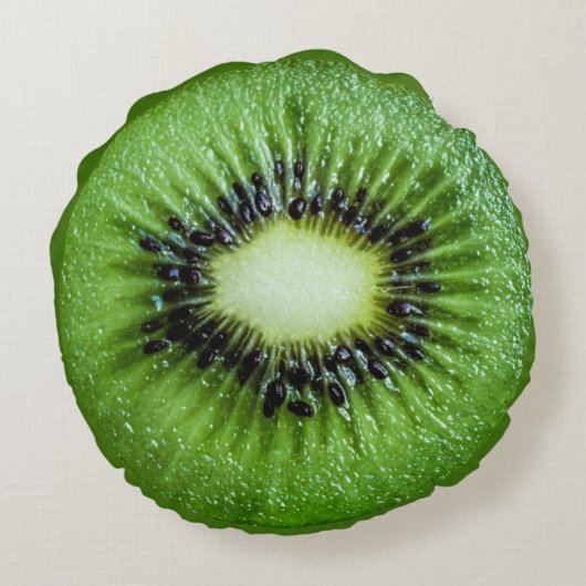 ronde kussen van kiwi's (Achterkant)