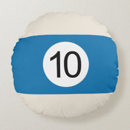 Ronde kussens Billard Boule #10