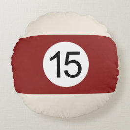 Ronde kussens Billard Boule #15