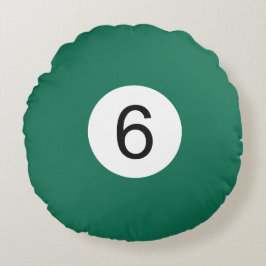 Ronde kussens Billard Boule #6