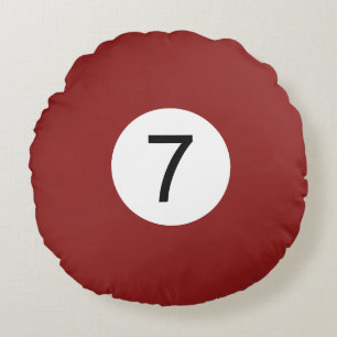 Ronde kussens Billard Boule #7