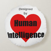 Ronde kussens Designed by Human Intelligence (Achterkant)