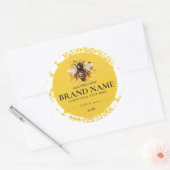 Ronde label honingbijproduct (Envelop)