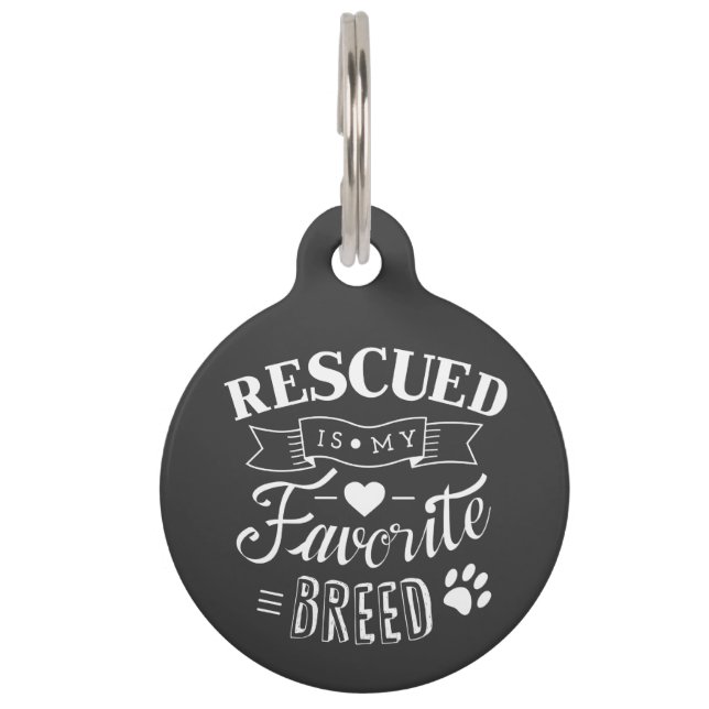 Ronde Label van de Naam van de Douane en van de Do Huisdierpenning (Voorkant)