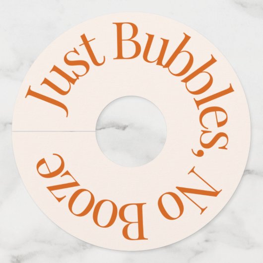 Ronde Labels van wijnglas, standaardsteen (Voorkant)