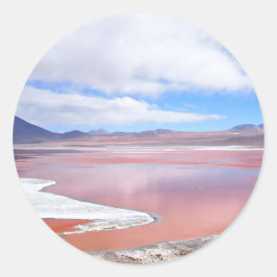 Ronde Laguna Colorada in Bolivia sticker