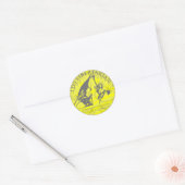 Ronde LDS Libertarische Sticker (Envelop)