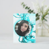 Ronde Lijst Briefkaart van de Bubble (Staand voorkant)