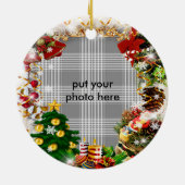 Ronde lijst keramisch ornament (Achterkant)