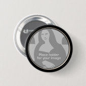 Ronde Lijst Sjabloon Button 5,7 Cm (Voorkant /achterkant)