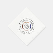 Ronde Logo Business Branded Servet (Hoek)