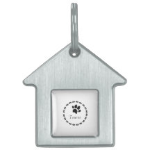 Ronde logo naam met pootafdruk