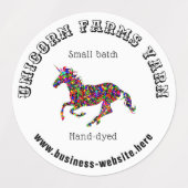 Ronde Logo Sjabloon Bedrijfslabels Zwarte tekst Labels (Design 1)