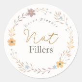 Ronde Logo Sticker (Voorkant)