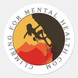 Ronde Logo Sticker, glanzend Ronde Sticker