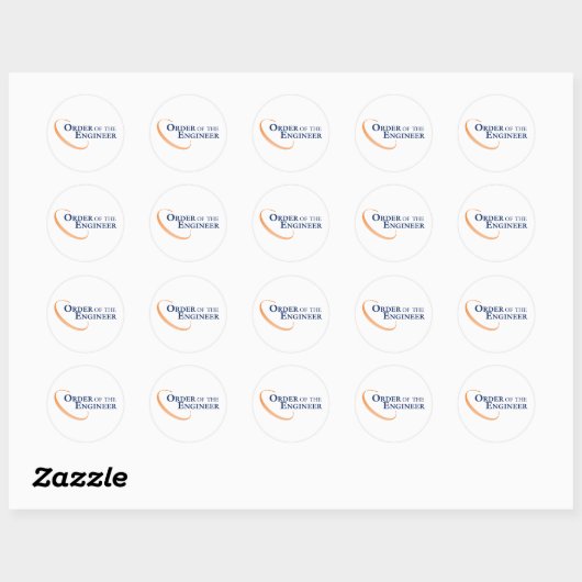 Ronde Logo Sticker (vel van 20) (Vel)