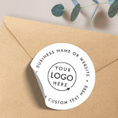 Ronde Logo Sticker | Zakelijk Gebrandmerkt Labelze