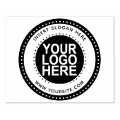 Ronde Logo voor aangepaste bedrijven Rubberstempel (Afrduk)