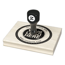 Ronde Logo voor aangepaste bedrijven Rubberstempel