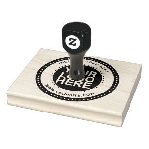 Ronde Logo voor aangepaste bedrijven Rubberstempel