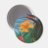 Ronde magneet "Fiji" (Voorkant / Achterkant)