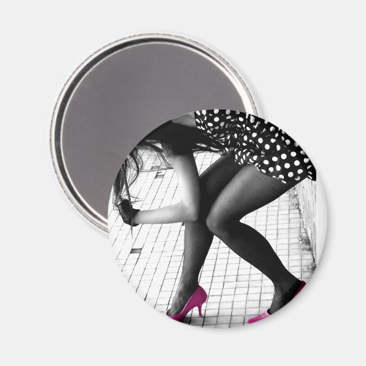 Ronde magneet - Gepersonaliseerd (Voorkant / Achterkant)