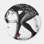 Ronde magneet - Gepersonaliseerd (Voorkant)