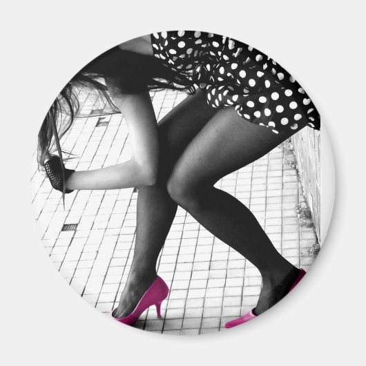 Ronde magneet - Gepersonaliseerd (Voorkant)