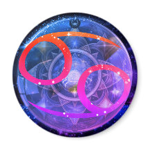 Ronde magneet- Kanker Sterrenbeeld