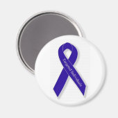 Ronde Magneet met Indigo Lint Logo (Voorkant / Achterkant)