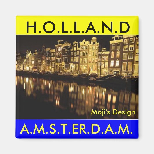 Ronde Magneet - Nederland (Voorkant)