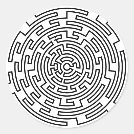 Ronde maïs sticker (Voorkant)