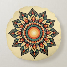 Ronde Mandala Rond Kussen