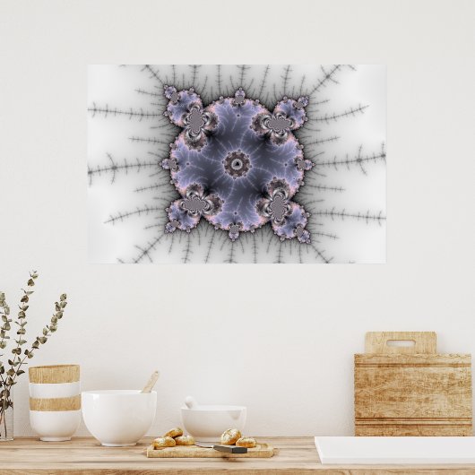 Ronde Mandelbrot - Fractal Poster (Keuken)