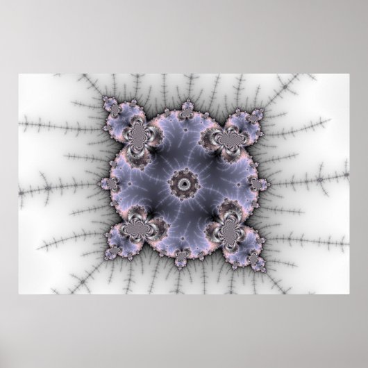 Ronde Mandelbrot - Fractal Poster (Voorkant)