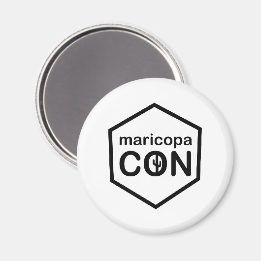 Ronde maricopaCon magnet (Voorkant / Achterkant)