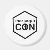 Ronde maricopaCon magnet (Voorkant)