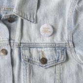 Ronde marmer Quote Badge Button 3,2 Cm (In situ)