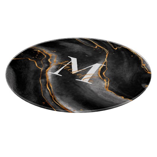 Ronde marmeren snijplank (Hoek)