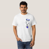 RONDE MET BINAIRE CODE T-SHIRT (Voorkant volledig)