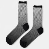 Ronde metalen hoezen Kijk naar grijs zwart Sokken (Links)