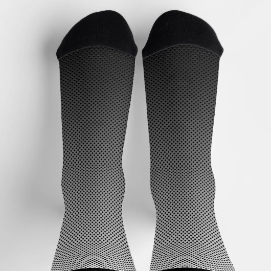 Ronde metalen hoezen Kijk naar grijs zwart Sokken (Top)